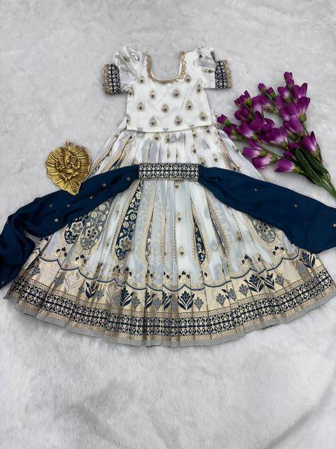NEW LAUNCING KIDS LEHENGA CHOLI nylon silk Kids clothing wholesale market in Kolkata